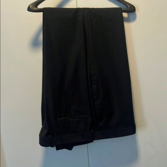 Black Tailored Suit Jacket With Notched Lapels - Picture 2 of 7